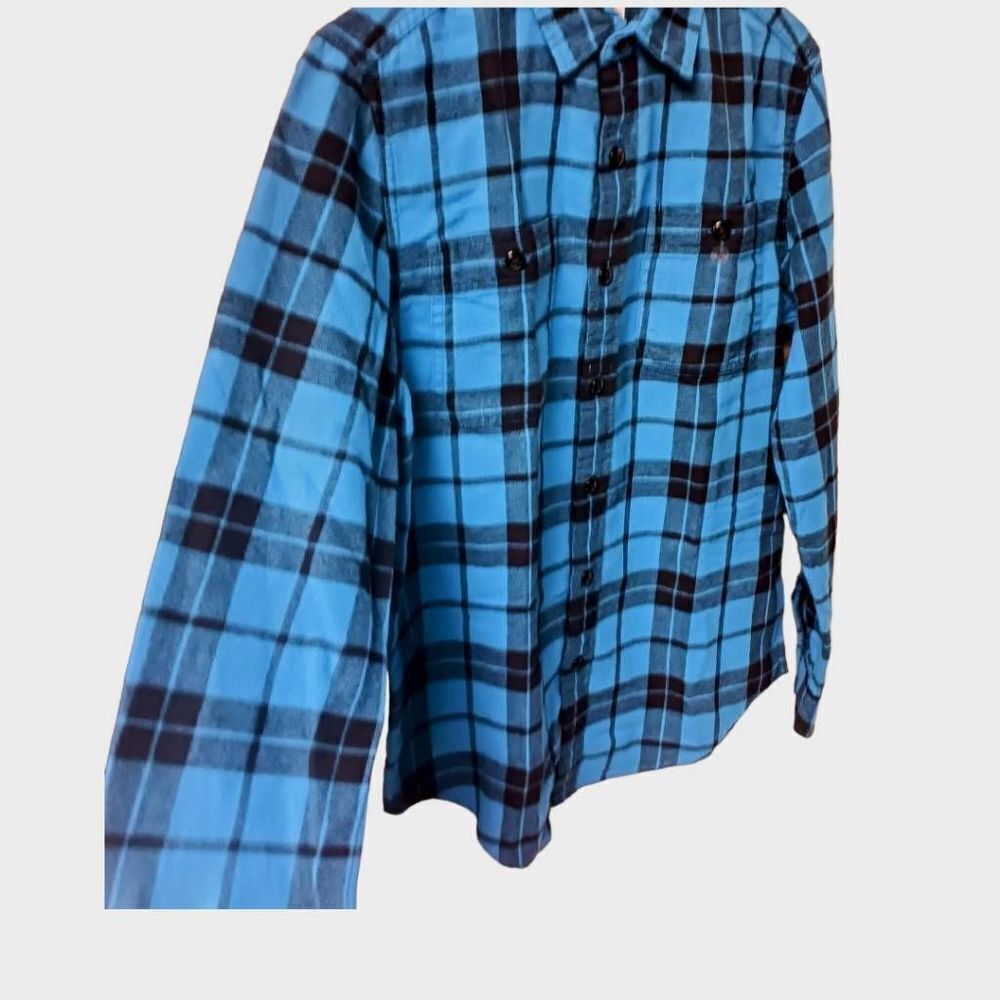 AMERICAN EAGLE Women's Soft Long sleeve Plaid Shirt. - Picture 7 of 15
